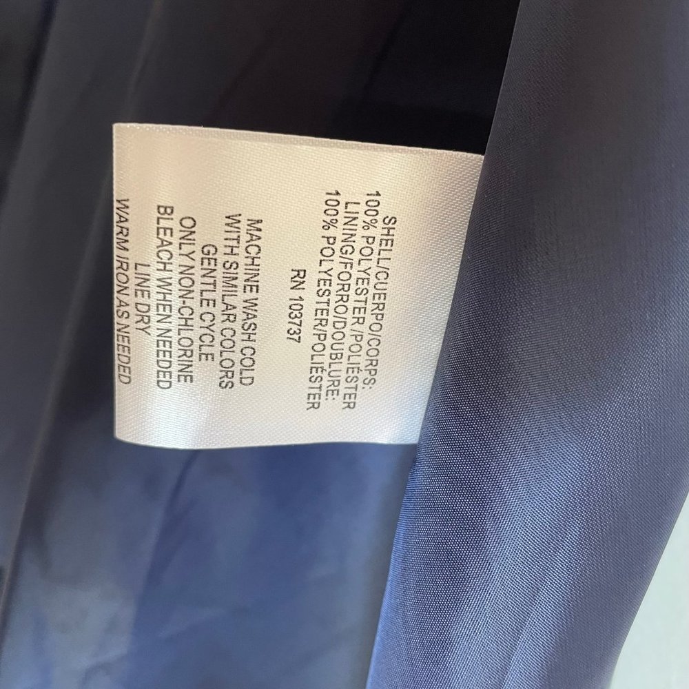 Donna Morgan Navy Fit-and-Flare dress - Picture 16 of 16
